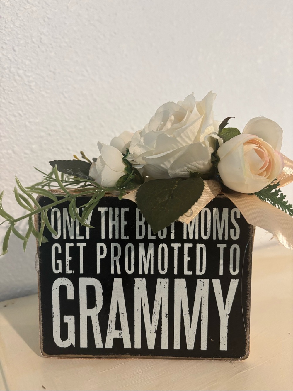 Best Grammy Cream Roses Faux Florals - Home Decor Accents Final Sale